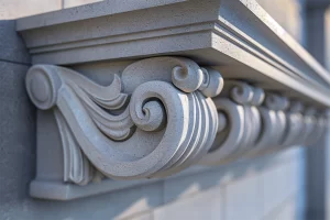 Cast Stone Mantels and Cornices